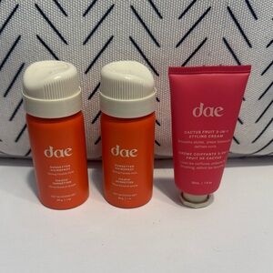 dae Haircare Trio - two hairspray and one styling cream Travel Size Set